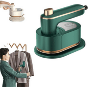 Ironizze Pro, Ironizze Pro Portable Steam Iron, Hendrova Steam Iron, Rechargeable Cordless Portable Iron Steamer for Clothes Travel Mini-Green